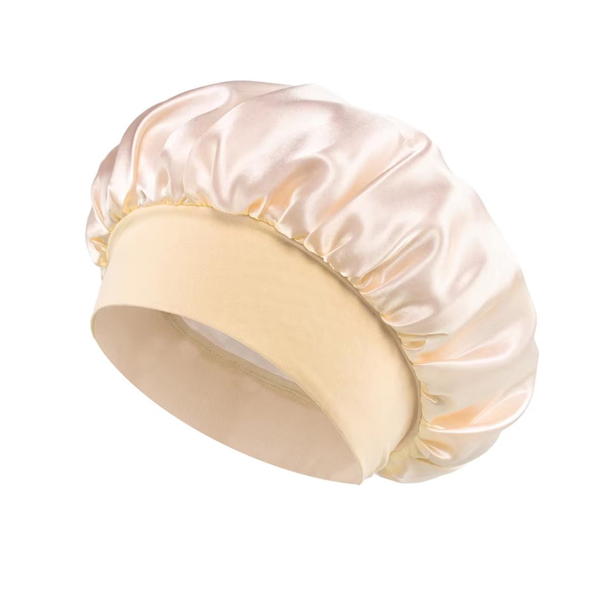 Soft Satin Lined Bonnet For Long Hair Sleep And Shower Cap 15