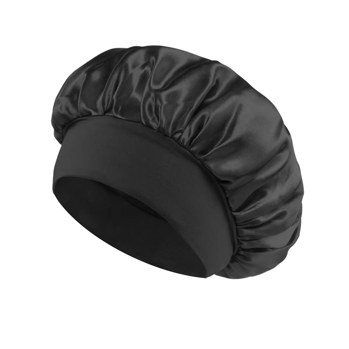 Soft Satin Lined Bonnet For Long Hair Sleep And Shower Cap 7