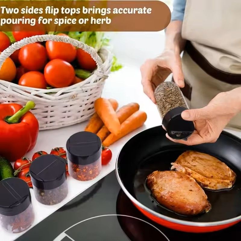 Plastic Spice Jars With Shaker Lids 6