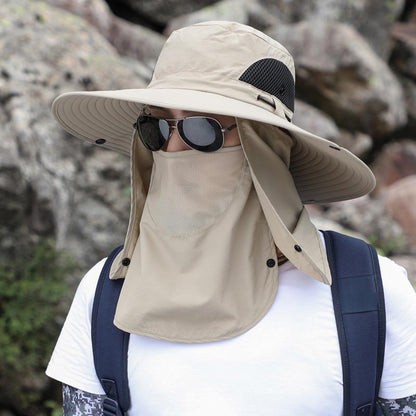 Breathable Sunshade Outdoor Fishing Hat Foldable Adjustable Cap For Men And Women Hiking  Camping P 7