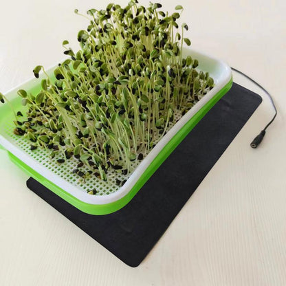 Heat Mat for Plants, Warm Hydroponics Heating Pad, Waterproof PVC Leather Plant Heating Pad, USB Powered Grow Pads