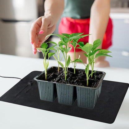 Heat Mat for Plants, Warm Hydroponics Heating Pad, Waterproof PVC Leather Plant Heating Pad, USB Powered Grow Pads
