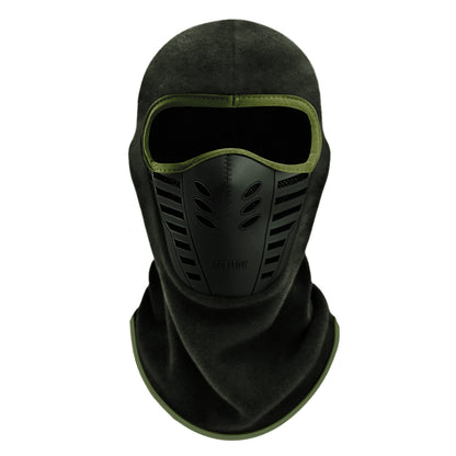 Thickened Fleece Winter Cap, Riding Masked Cap with Scarf Face Protection, Windproof Skiing Hat, Warm Headgear Mask