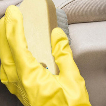 Ergonomic Car Interior Cleaning Brush, Soft Wool Detail Brush for Tight Spaces, Ideal for Car Seats