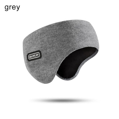 Unisex Thermal Soft Ear Warmers, Winter Warm Earmuffs, Anti Cold Knitted Plush Headband Ear Covers for Cycling