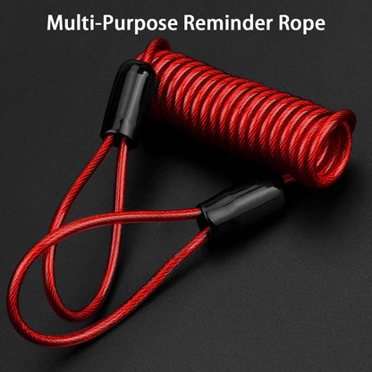 Lock Reminder Cable Disc Lock Cable AntiTheft Protection Steel Wire Spring Reminder Rope For Scoote 5