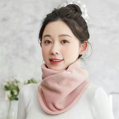 Thick Velvet Warm Neck Cover, Classic Snap Neck Leggings, Windproof Neck Scarf for Winter Cold Riding