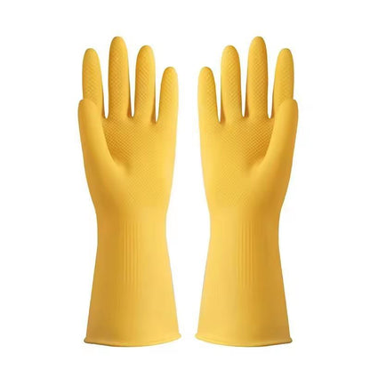 Household HeavyDuty Latex Rubber Gloves  Waterproof Durable MultiPurpose Cleaning Gloves 6