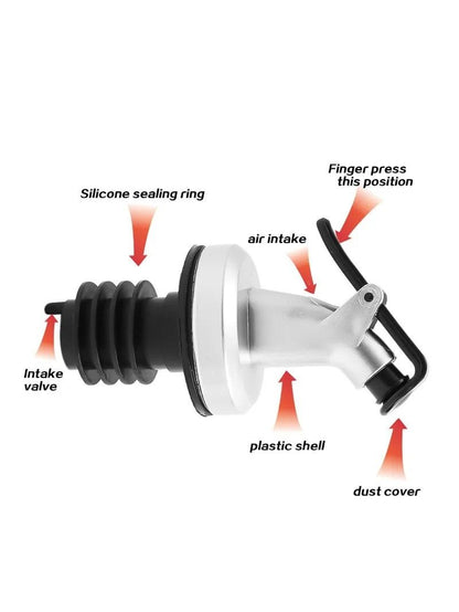 Oil Bottle Stopper With Leak Proof Nozzle 12