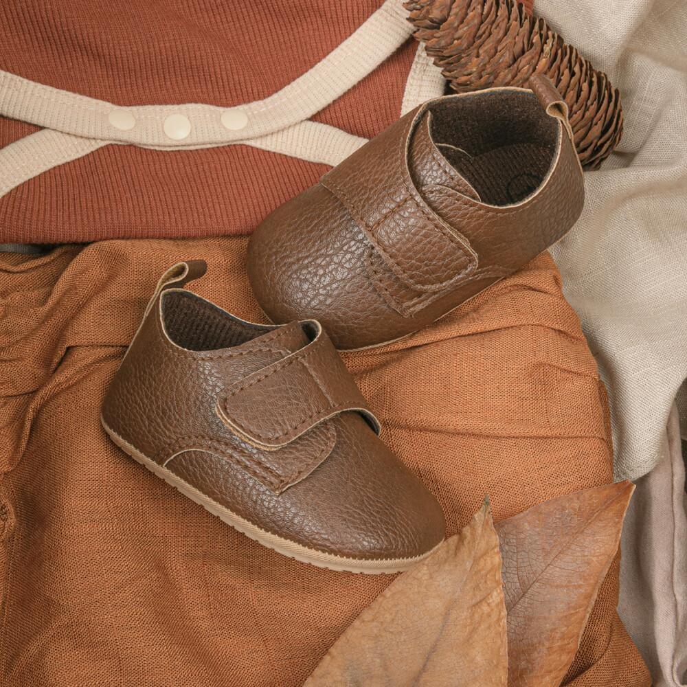 Classic Multicolor Baby Casual Shoes New Retro Leather Rubber Bottom Nonslip Spring Infant Walkers 3