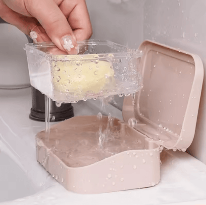 Portable Dry Keep Soap Dish With Lid 2