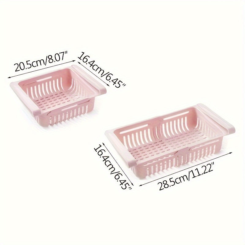 Refrigerator Shelf, Internal Layered Partition, Plastic Multi-functional Drawer, Kitchen Supplies