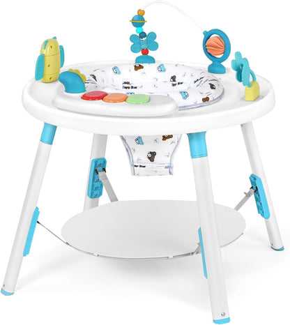 Infant Activity Center Jumper And Table With Rotating Seat And Removable Toys For Baby Entertainmen 5