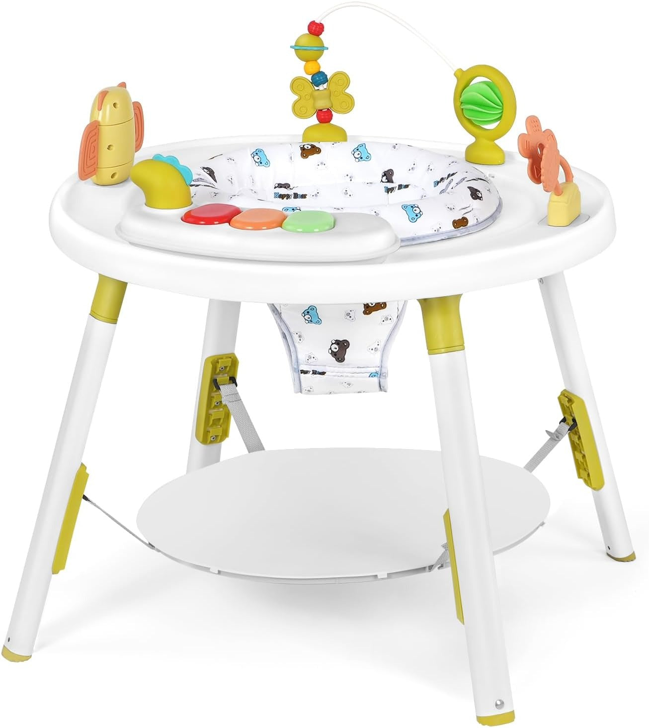 Infant Activity Center Jumper And Table With Rotating Seat And Removable Toys For Baby Entertainmen 6