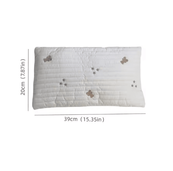 Breathable Cotton Baby Pillow For Newborns 1