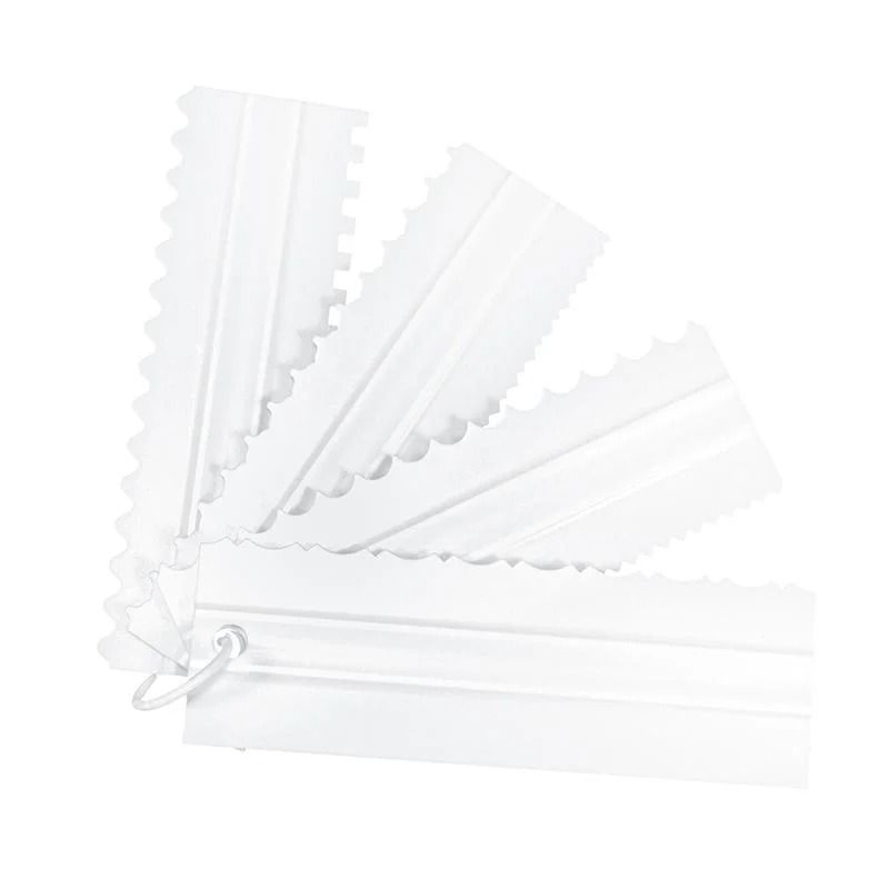 4 Piece DoubleSided Cake Scraper Set 7