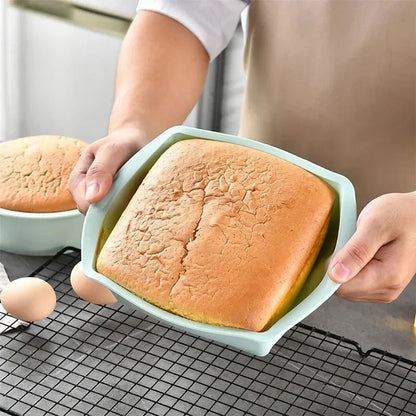 Silicone Square Cake Pan With NonSlip Handles 3