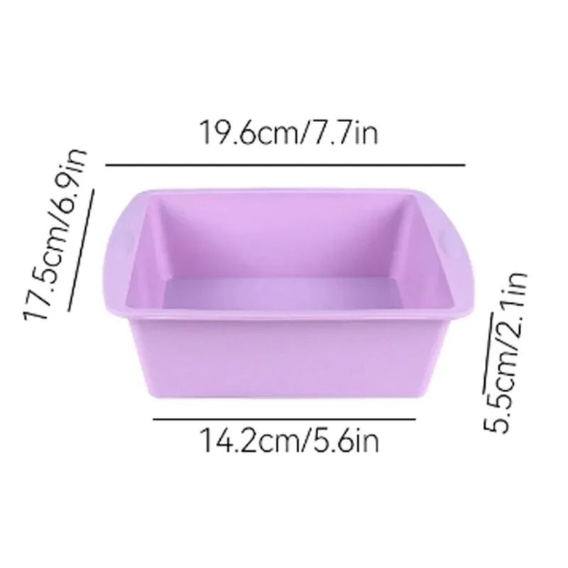 Silicone Square Cake Pan With NonSlip Handles 5