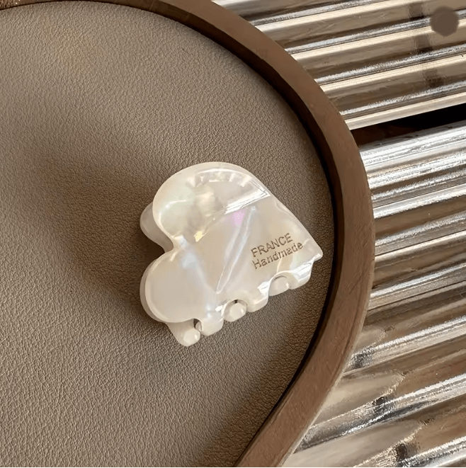 Small Heart Acetate Hair Claw Clip 6