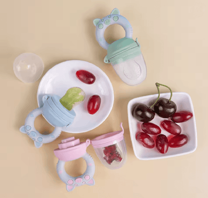 Silicone Fruit And Veggie Feeder Set For Infants And Toddlers 3