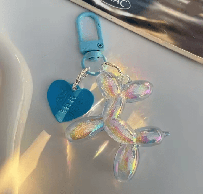 Jelly Balloon Dog Keychain Pendant 11