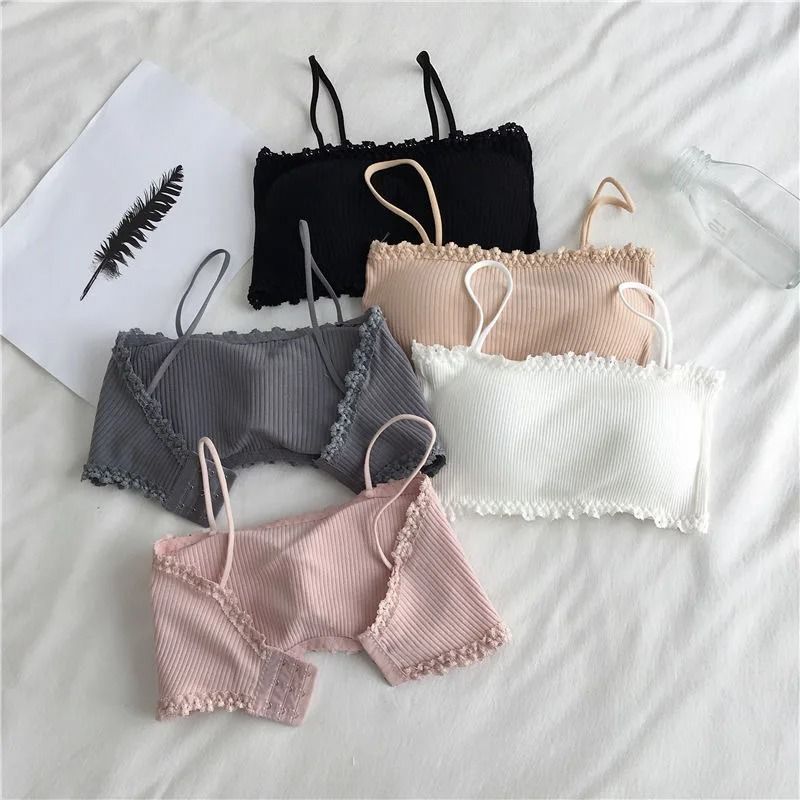 Seamless Cotton Tube Top Bra