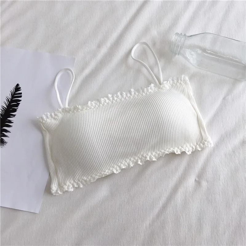 Seamless Cotton Tube Top Bra 1