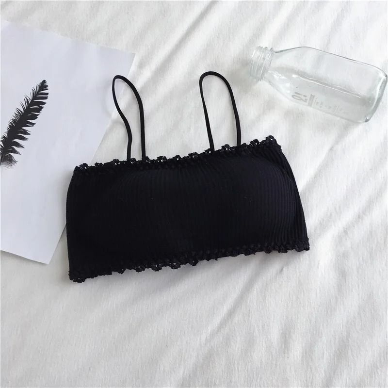 Seamless Cotton Tube Top Bra 4