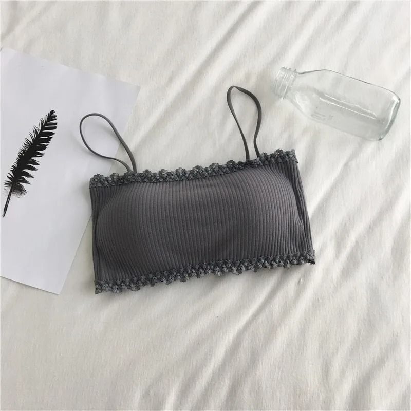 Seamless Cotton Tube Top Bra 9