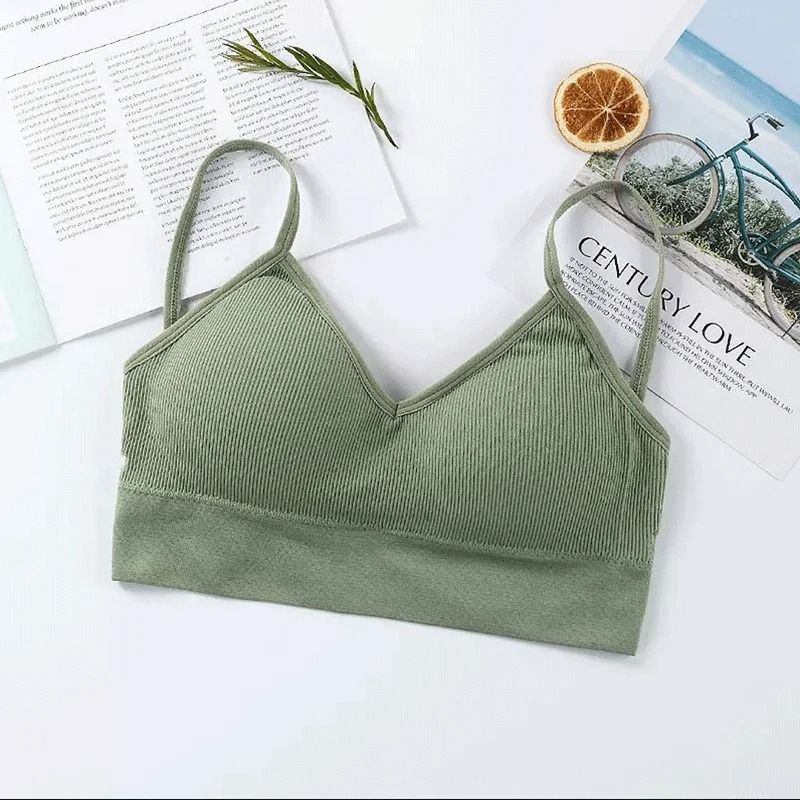 Seamless Womens Tube Top Sports Bra 6