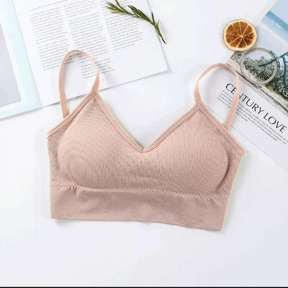 Seamless Womens Tube Top Sports Bra 8