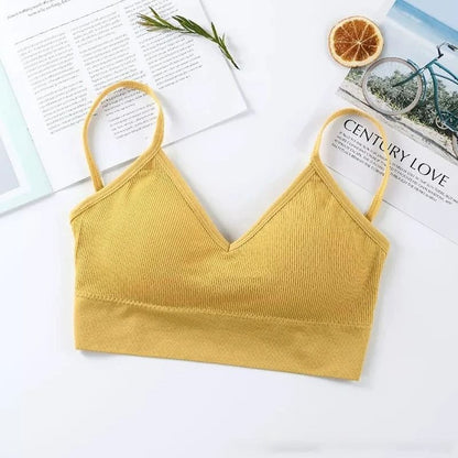 Seamless Womens Tube Top Sports Bra 10