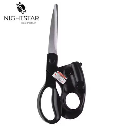 Professional LaserGuided StraightCut Scissors  Precision Fabric  Gift Wrapping Scissors 1