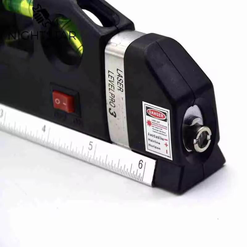 PrecisionPro 8Ft Laser Level  Measuring Tape  Horizontal  Vertical Aligner Standard  Metric 1