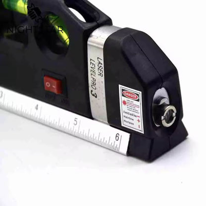 PrecisionPro 8Ft Laser Level  Measuring Tape  Horizontal  Vertical Aligner Standard  Metric 1