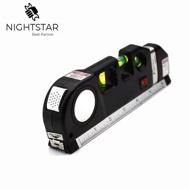 PrecisionPro 8Ft Laser Level  Measuring Tape  Horizontal  Vertical Aligner Standard  Metric 3