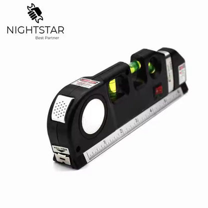 PrecisionPro 8Ft Laser Level  Measuring Tape  Horizontal  Vertical Aligner Standard  Metric 3