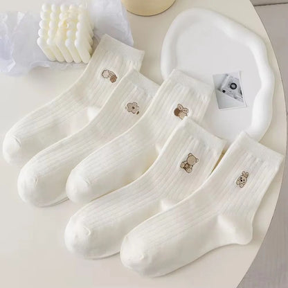Mens Soft Breathable Cartoon Expression Socks  MultiPair Packs 9