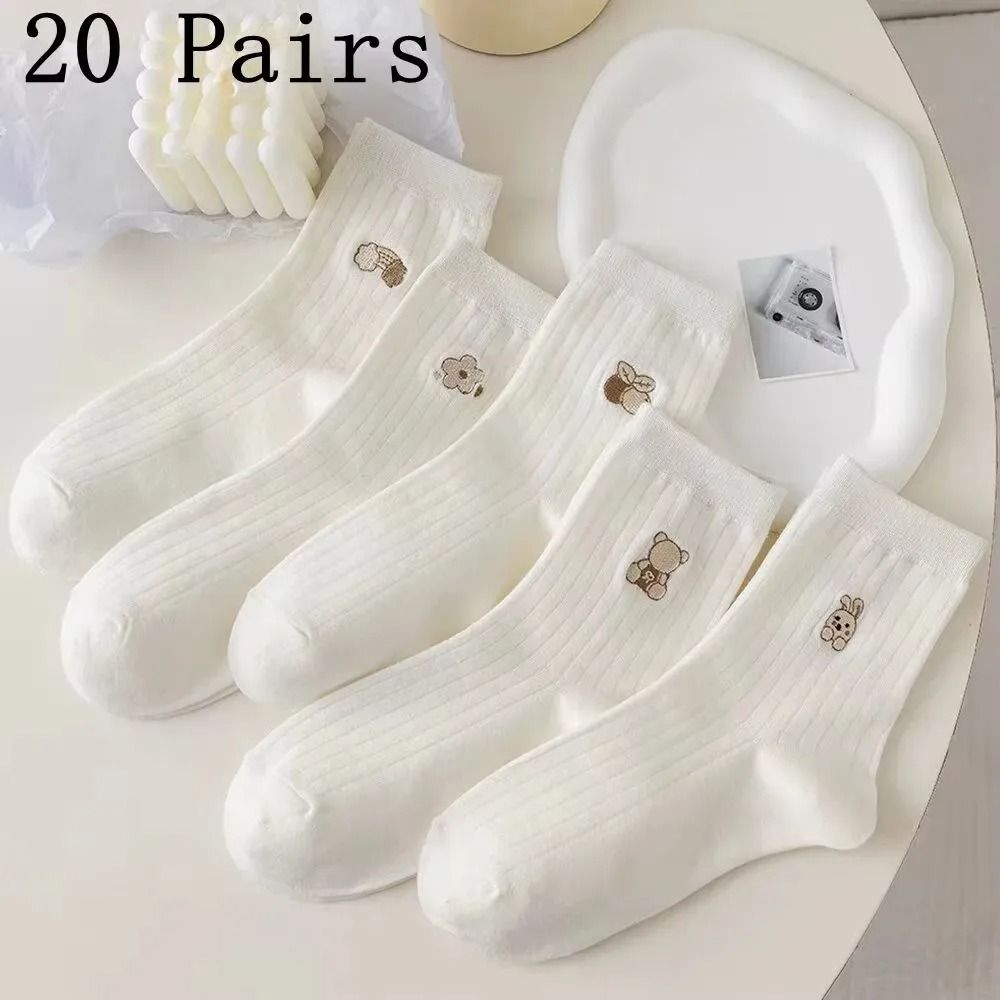 Mens Soft Breathable Cartoon Expression Socks  MultiPair Packs 13