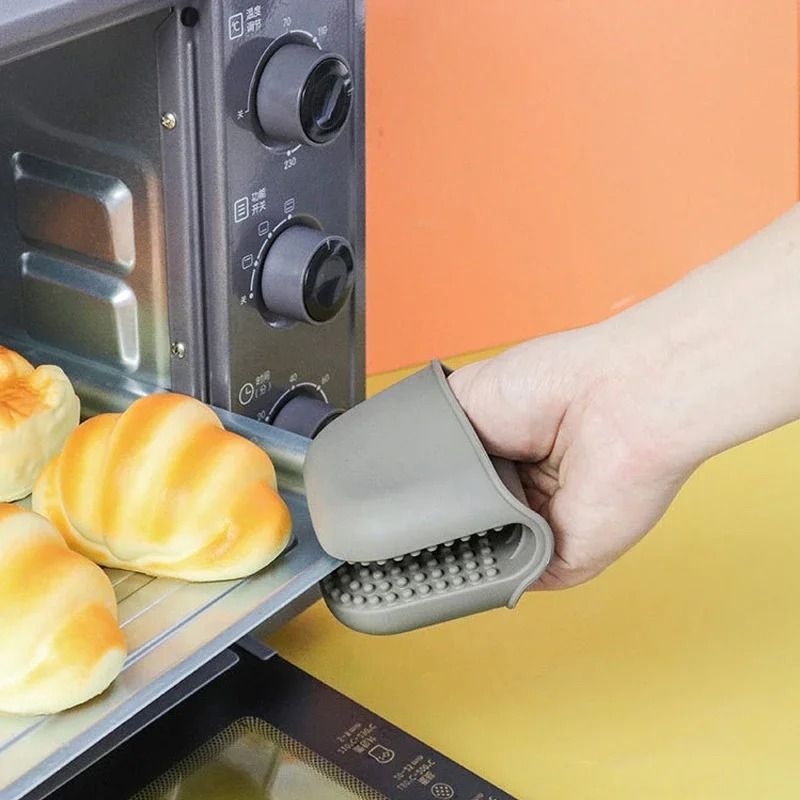 Thick Insulated Hand Clips Anti Slip High Temperature Resistant Silicone Oven Gloves