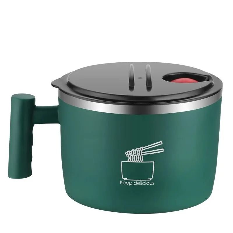 Stainless Steel Instant Noodle Bowl With Lid 7