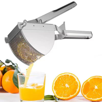 LMETJMA Stainless Steel Potato Ricer  HeavyDuty Masher 1