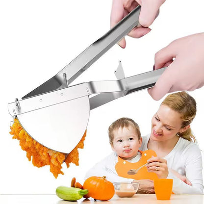 LMETJMA Stainless Steel Potato Ricer  HeavyDuty Masher 2