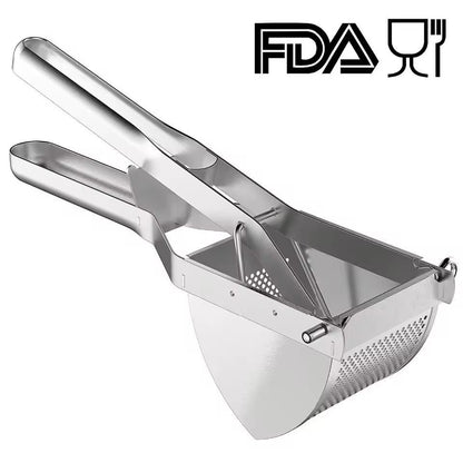 LMETJMA Stainless Steel Potato Ricer  HeavyDuty Masher 4