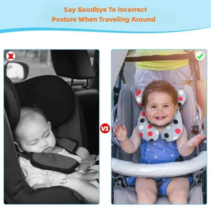 Baby Head And Neck Support Travel Pillow 3