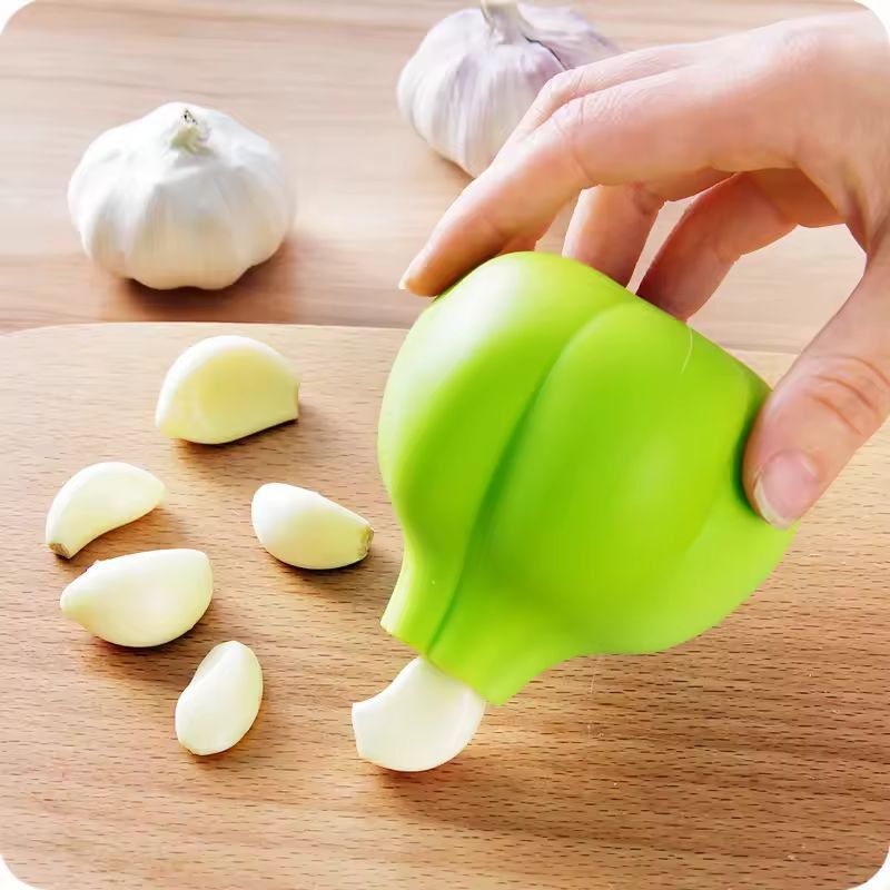 MagicChef Silicone Garlic Peeler  Easy Garlic Stripping Tube For Quick MessFree Prep 1
