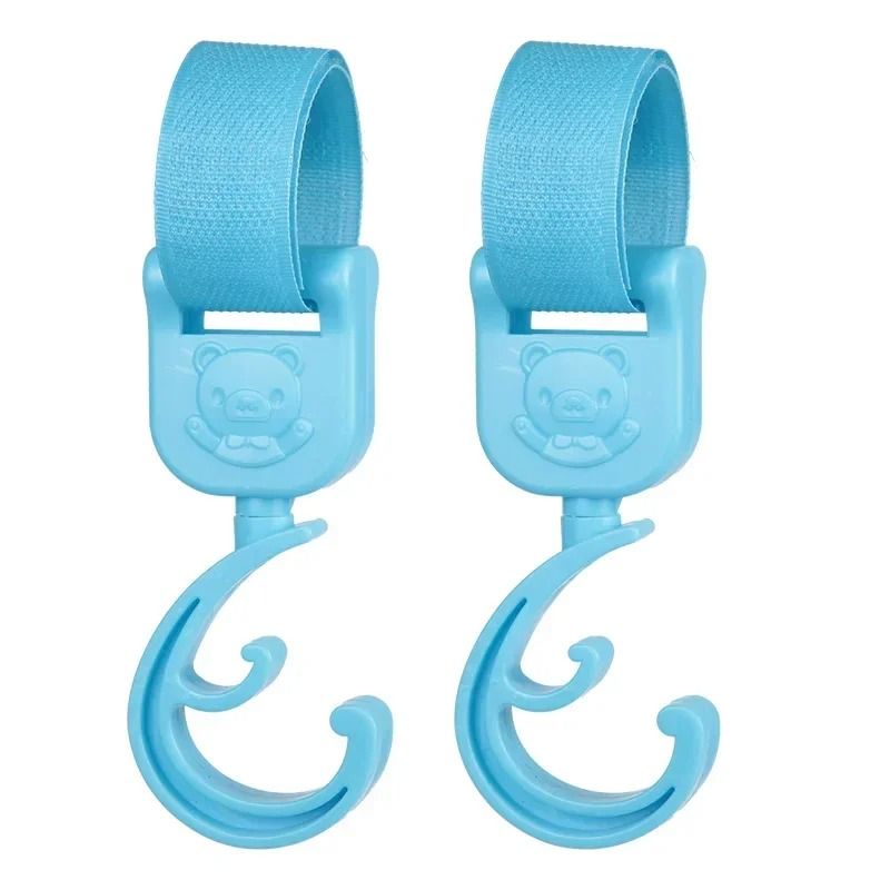 Baby Stroller Pram Hooks 360 Rotation Universal Bag Hanger Clip Set 12