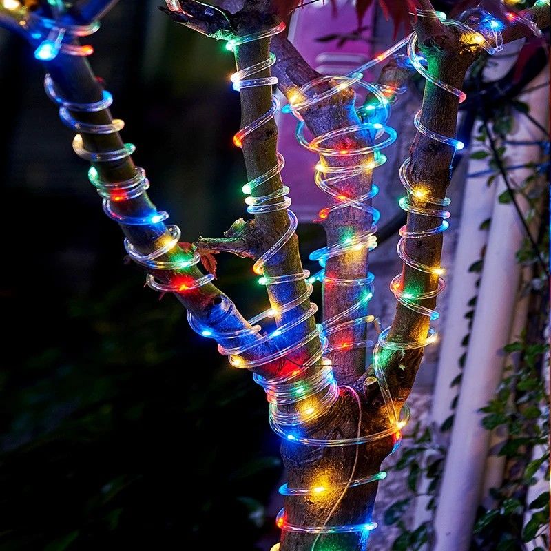 Solar LED Rope Lights For Outdoor Garden 10