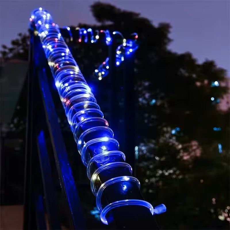 Solar LED Rope Lights For Outdoor Garden 16