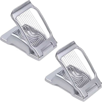 LMETJMA Premium Stainless Steel Egg  Fruit Slicer  QuickPrep Kitchen Cutter 7